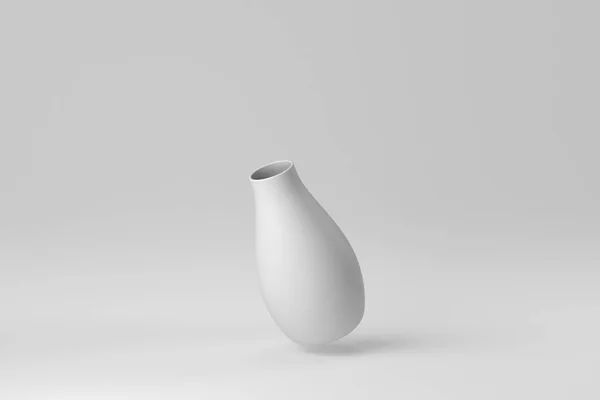 Pottery White Background Minimal Concept Render — Stock Photo, Image