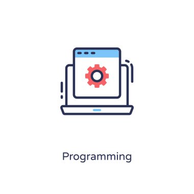 Vektör olarak sunucu simgesi. Logotype