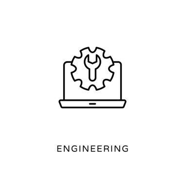 Mühendislik simgesi vektörde. Logotype