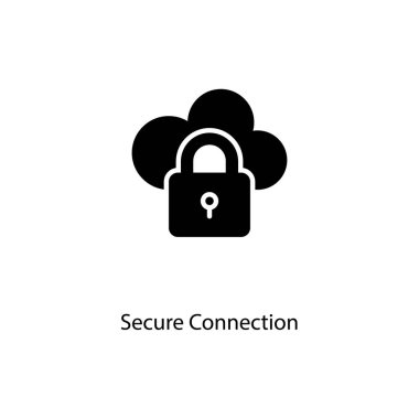 Vektör içinde Güvenli Bağlantı simgesi. Logotype