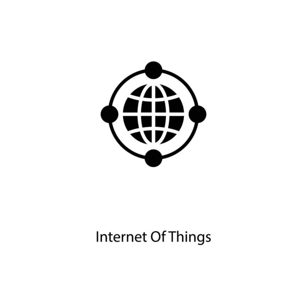 Internet Things Εικονίδιο Στο Διάνυσμα Λογότυπο — Διανυσματικό Αρχείο