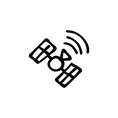 Hava İHA simgesi vektörde. Logotype - Doodle