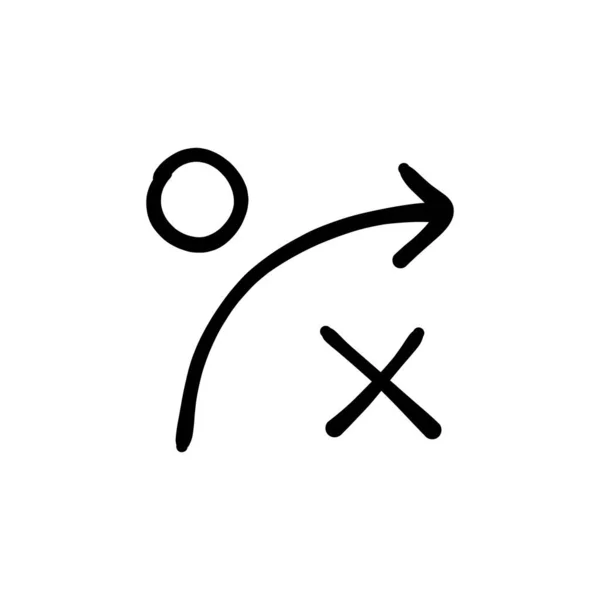 Icône Direction Vecteur Logotype Caniche — Image vectorielle