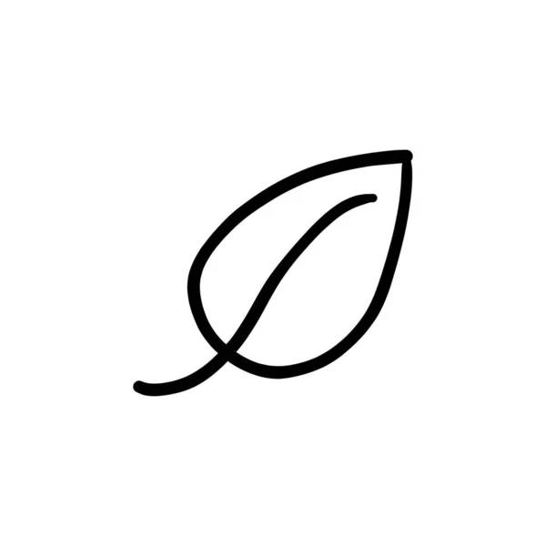 Vektör Simgesini Bırakır Logotype Doodle — Stok Vektör