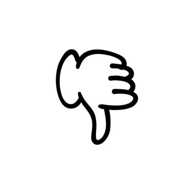 Vektör ikonundan nefret et. Logotype - Doodle