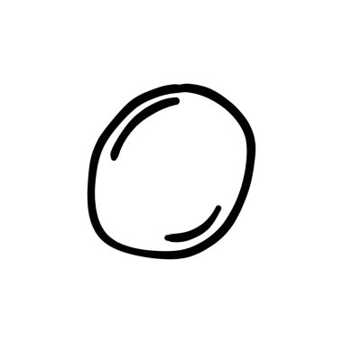 Vektör olarak limon simgesi. Logotype - Doodle