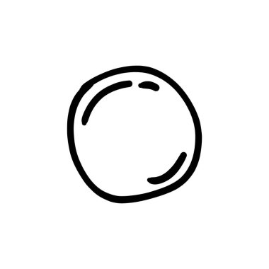 Vektör olarak kavun simgesi. Logotype - Doodle