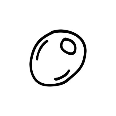 Vektör olarak Feijoa simgesi. Logotype - Doodle