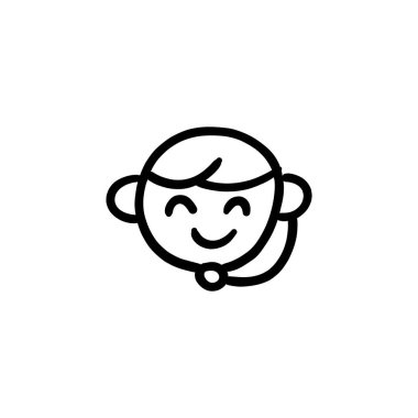 Bebek ikonu. Logotype - Doodle