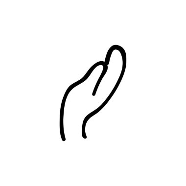 Vektör olarak simge bir şey sorun. Logotype - Doodle