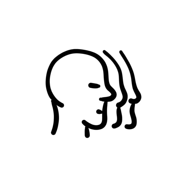 Значок Группы Векторе Логотип Doodle — стоковый вектор