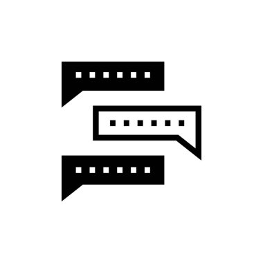 Vektör olarak ConsuLTATION simgesi. Logotype