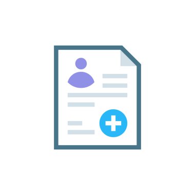 ADD vektör içinde özgeçmiş simgesi. Logotype