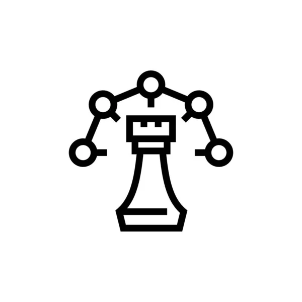 Strategy Icon Vector Logotype — Stock Vector