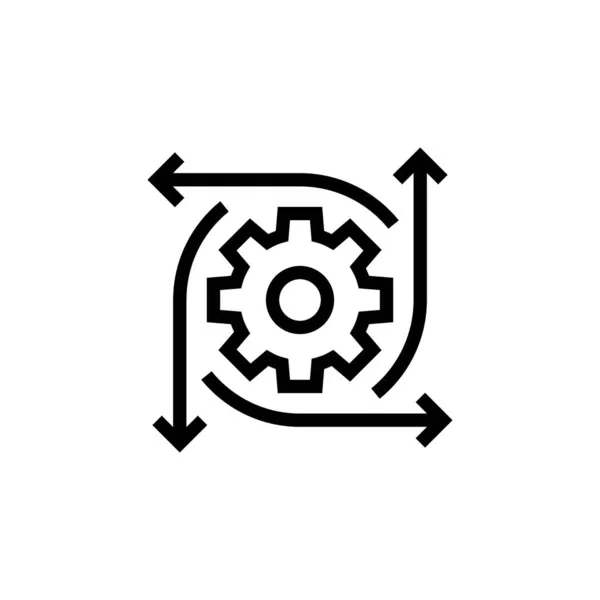 Ícone Receitas Projeto Vetor Logotipo — Vetor de Stock