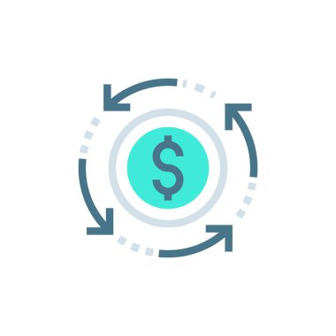 Nakit akış simgesi vektörde. Logotype