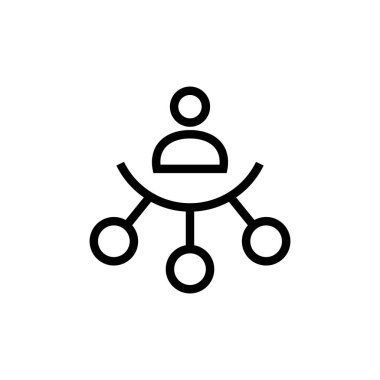 Vektör olarak bağlantı simgesi. Logotype