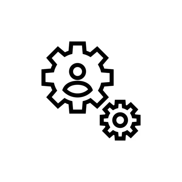 Ícone Operação Vetor Logotipo —  Vetores de Stock