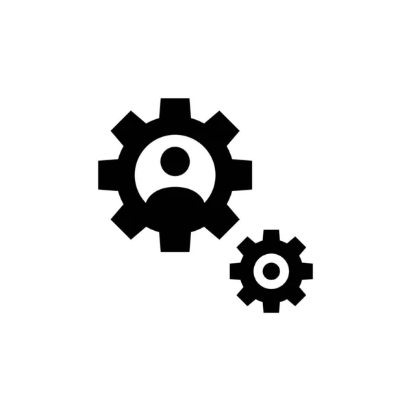 Icône Exploitation Dans Vecteur Logotype — Image vectorielle