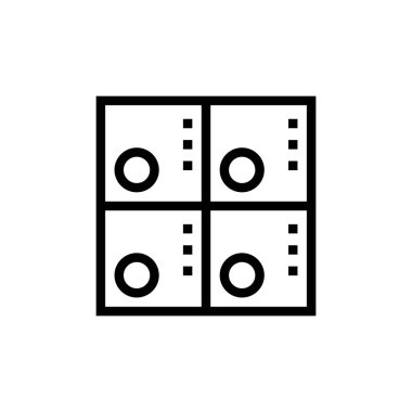 Vektör olarak Tablo simgesini gösterir. Logotype