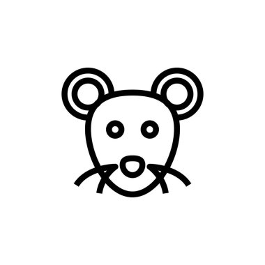 Vektör olarak Test Fare simgesi. Logotype