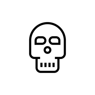 Vektör içinde Ölüm Simgesi SKULL. Logotype