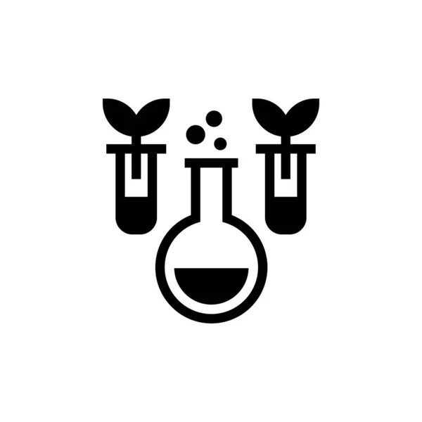 Biology Icon Vector Logotype — Stock Vector