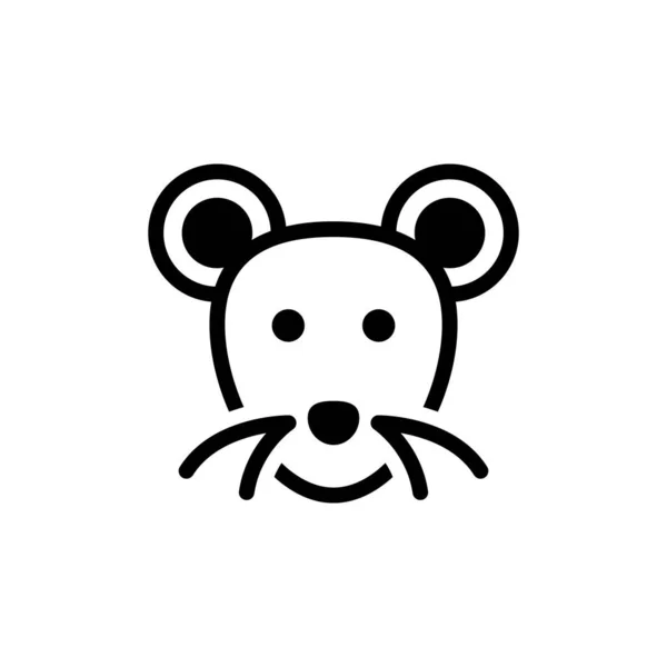 Ikona Test Mouse Wektorze Identyfikator — Wektor stockowy