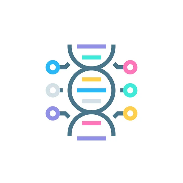 病媒中的基因工程图标 标识类型 — 图库矢量图片