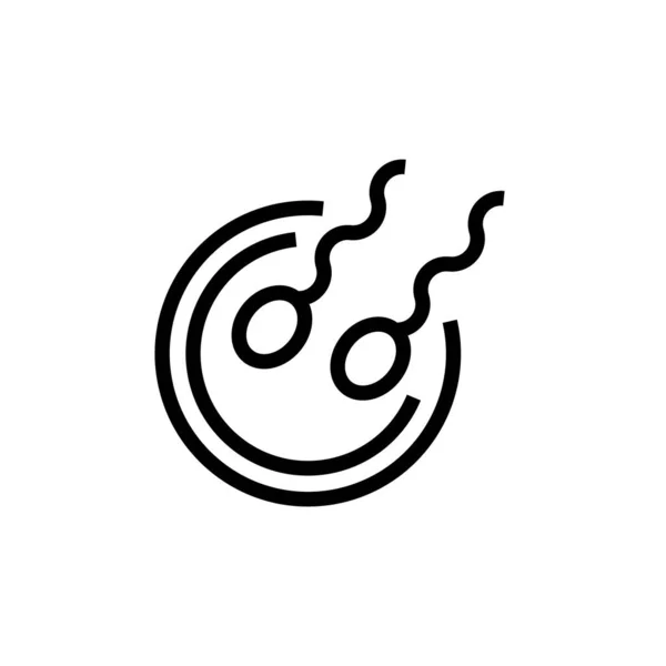 Reproduction Process Icon Vector Logotype — Stock Vector