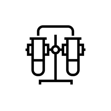 Vektör simgesi test ediliyor. Logotype