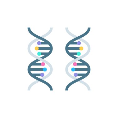 Vektör olarak DNA simgesi. Logotype