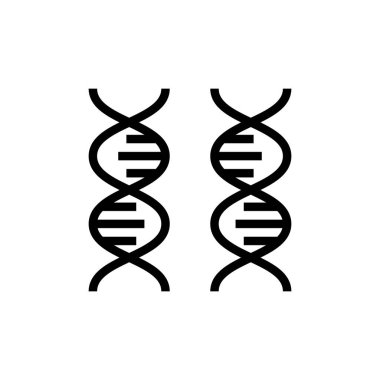 Vektör olarak DNA simgesi. Logotype