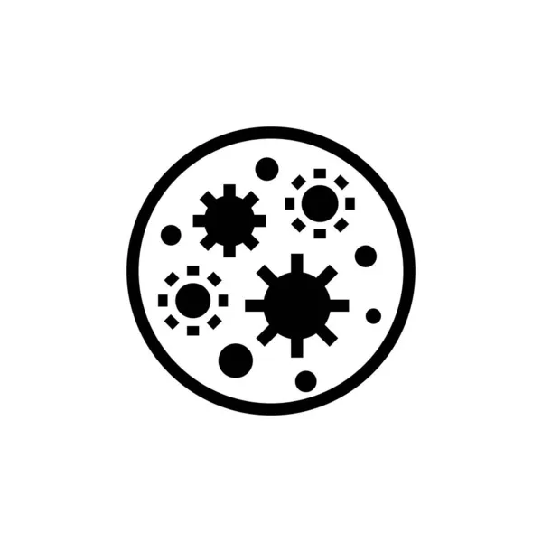 Viruses Icon Vector Logotype — Stock Vector