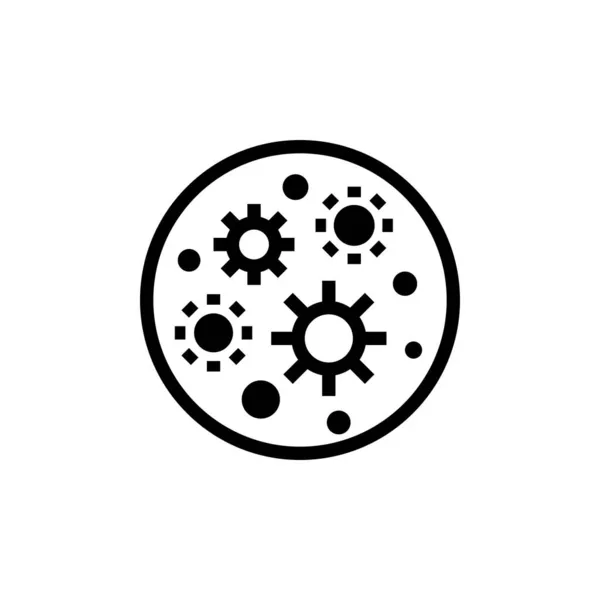 Viruses Icon Vector Logotype — Stock Vector