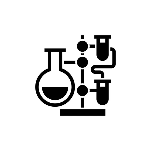 Laboratoriepictogram Vector Logotype — Stockvector