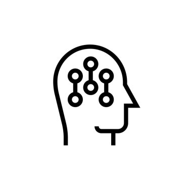 Vektör olarak akıllı veri simgesi. Logotype