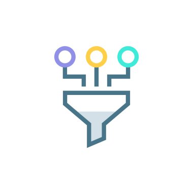 Veri Madencilik simgesi vektörde. Logotype