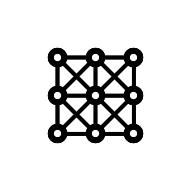 Vektör olarak derin öğrenme simgesi. Logotype