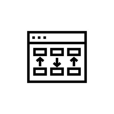 Kalıp Sistemi simgesi vektörde. Logotype