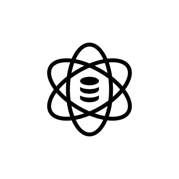Icône Data Science Vecteur Logotype — Image vectorielle