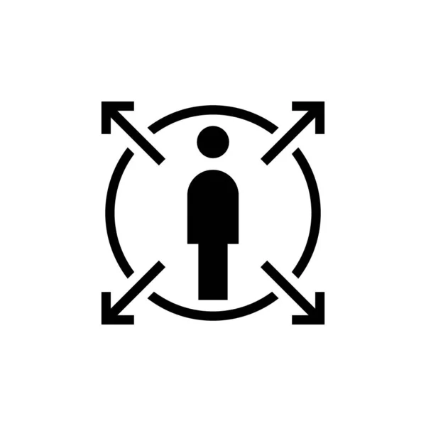 User Behavior Prediction Symbol Vektor Logotyp — Stockvektor