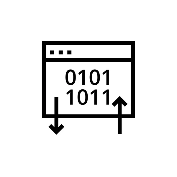Icono Ingeniería Inversa Vector Logotipo — Archivo Imágenes Vectoriales