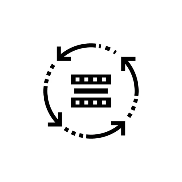 Data Science Icon Vector Logotype — Stock Vector
