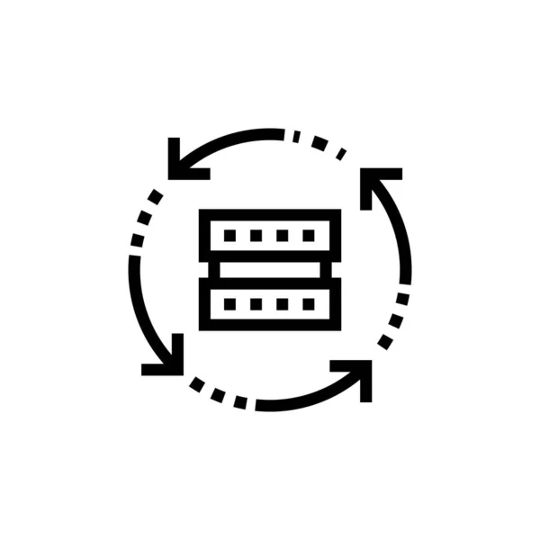 Icône Data Science Vecteur Logotype — Image vectorielle