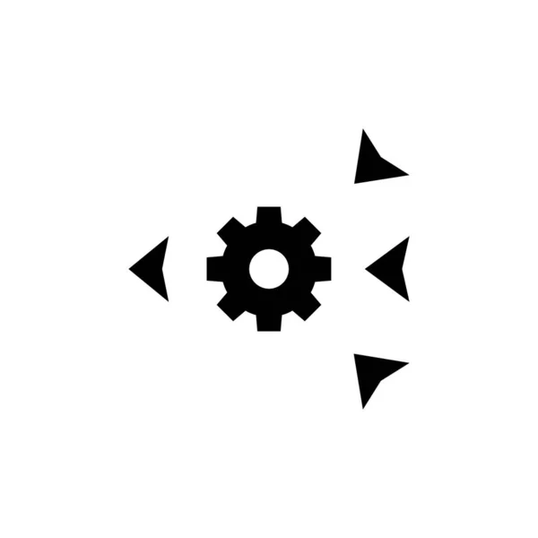 Значок Преобразования Данных Вектор Логотип — стоковый вектор