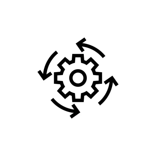 Автоматическая Иконка Векторе Логотип — стоковый вектор