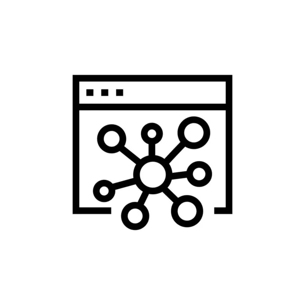 Karıştırma Sistemi Simgesi Vektörde Logotype — Stok Vektör