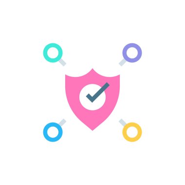 Vektör olarak VPN simgesi. Logotype