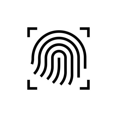 Vektör olarak Kripto Güvenliği simgesi. Logotype